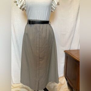 Cape Cod Vintage Women’s Size 16 Black and White Gingham Skirt